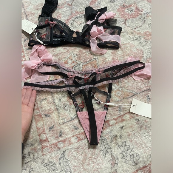 For Love & Lemons LINGERIE Set- M BRAND NEW - Picture 5 of 5